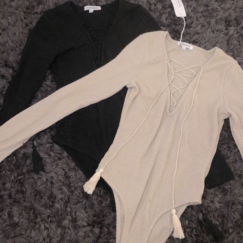 Ribbed bodysuits
